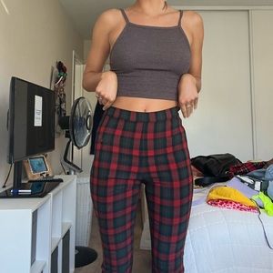 urban outfitters plaid pants